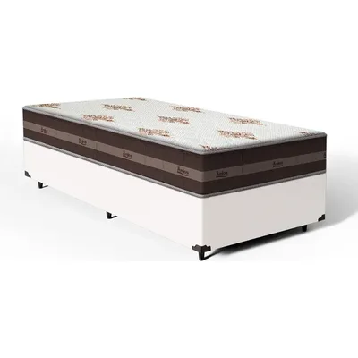 Cama Box Solteiro King Anjos Pocket Molas Ensacadas Firme 96cm