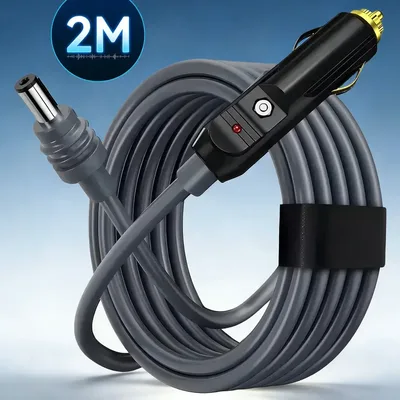 Conector Selado Starlink Mini De 12 V/24 V Com Cabo De 2 Metros, Luz Indicadora Led Adequado Para Monitores Retrovisores Veiculares, Câmeras De Cftv, Câmeras De Painel E Equipamentos Motoriza