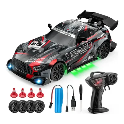 Carro Controle Remoto Drift Racing E80 Black 1:24 com Luzes e 2 Velocidades
