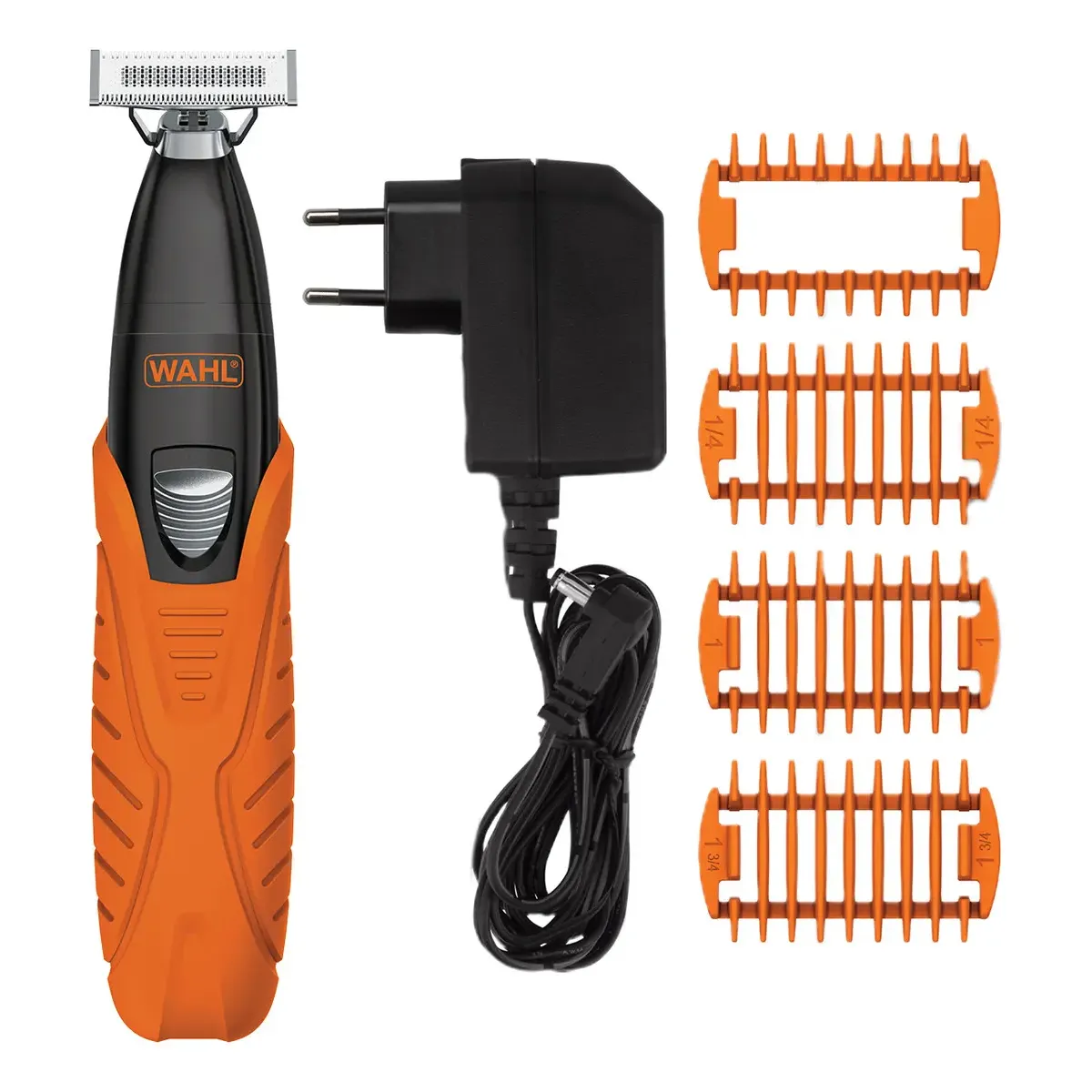 Wahl Aparador De Pelos e Barbeador Trim Ninja Single Laranja Sem fio Bivolt 110 e 220