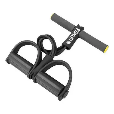 Elástico Extensor Pedal De Puxar Fitness Musculação Treino Preto