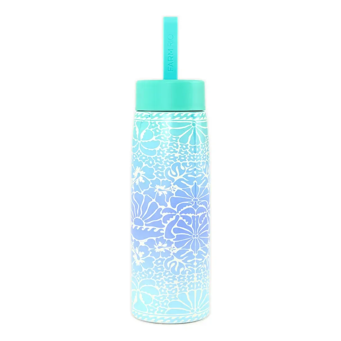 Garrafa Farm Que Sede Sunset Yoga Blues 750 Ml Azul
