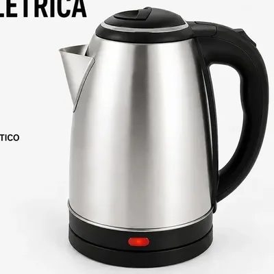 Chaleira elétrica de 1,8 litros 1500w preta