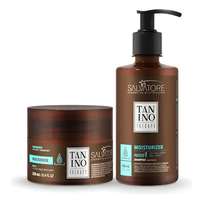 Kit Salvatore Shampoo Moisturizer 300ml+condicionador 250ml
