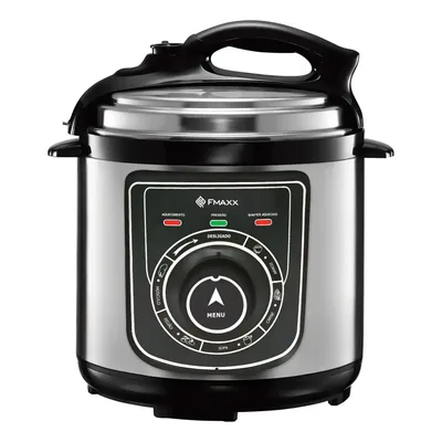 Panela De Pressão Elétrica Fmaxx Chef 4 Litros 800w Prateado 60hz