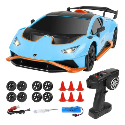 Carro De Controle Remoto Brinquedos De Drift De Velocidade Azul