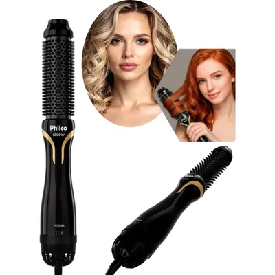 Escova Secadora Philco Bivolt Profissional Preto 127/220v