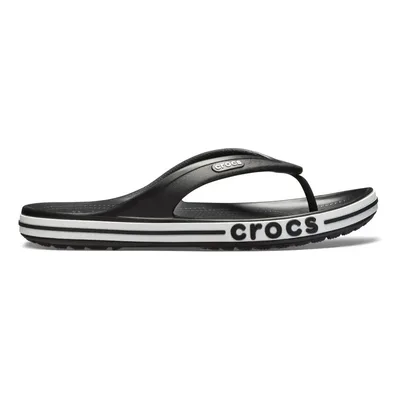 Chinelo Crocs Bayaband Flip Black/white