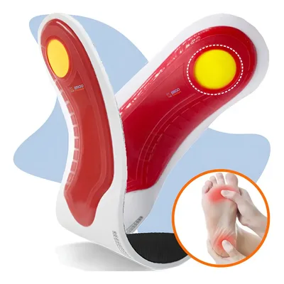 Palmilha Ergo Premium Max Palm Confort Anatômica para Fascite Plantar e Talalgia (41" a 46")