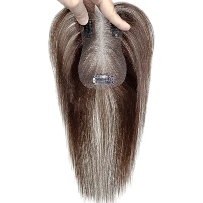 Postiço Franja Topo De Cabelo Natural Voluminosa Sem Danos