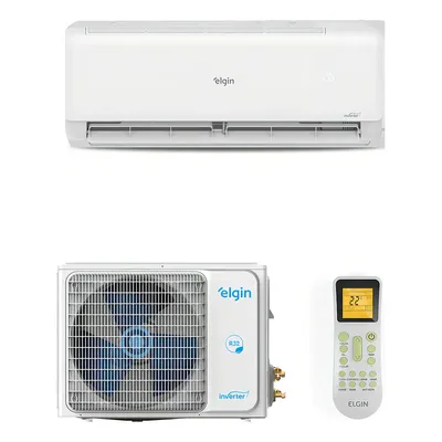 Ar Condicionado Elgin Eco Inverter II Wi-Fi - 9.000 BTU Quente e Frio Compatível com Alexa e Google Home