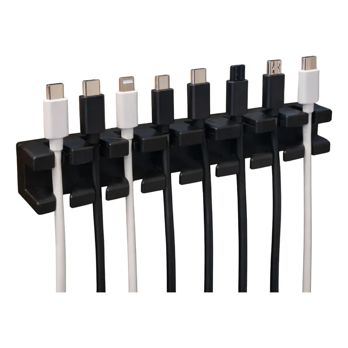 Organizador de Cabos para Mesa Clickstock com Gerenciamento Adesivo e Suporte para 8 Fios
