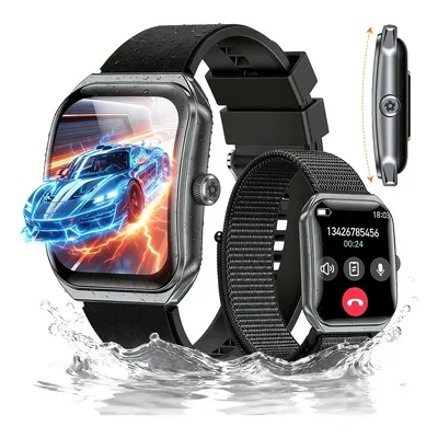 Relógio Inteligente Smartwatch Chamadas Bluetooth NOVANTE Masculino Feminino Digital Esportivo IP68 Notificações Instantâneas 1.95 AMOLED Tela Curva 380mAh Monitoramento Frequência Cardíaca Sono Watch