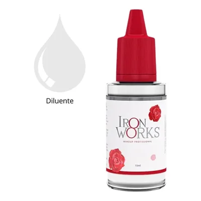 Pigmento Iron Works 15ml Micropigmentacao Lábios E Olhos Diluente