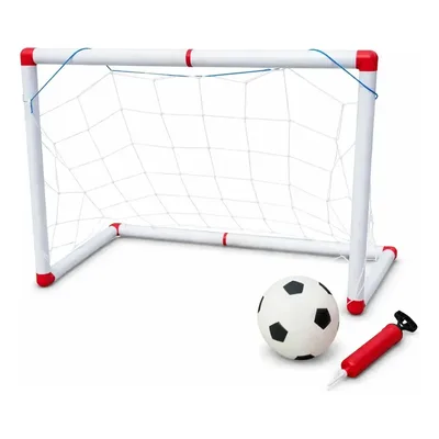 Kit Mini Gol de Futebol Infantil com Bola e Bomba para Crianças de 3 a 6 Anos