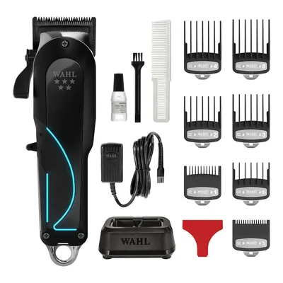 Wahl Senior 2.0 com Base Carregadora 5 Estrelas Maquina de Cortar Profissional Sem Fio 8000 RPM