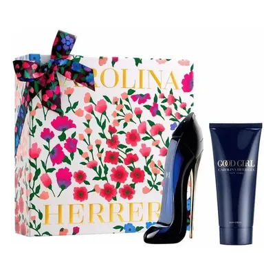 Kit presente Perfume Carolina Herrera Good Girl - Compre perfume Good Girl Eau de Parfum 80ml eganhe hidratante - Perfume Feminino