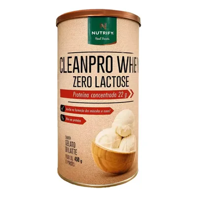 Cleanpro Whey Zero Lactose Gelato Di Latte 450g Nutrify Gelato Di Latte