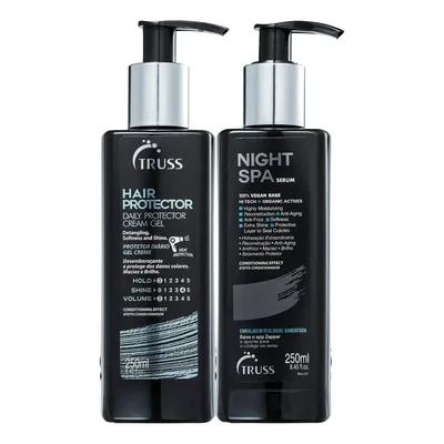 Kit Truss Night Spa + Hair Protector Duo Power (2 Produtos)