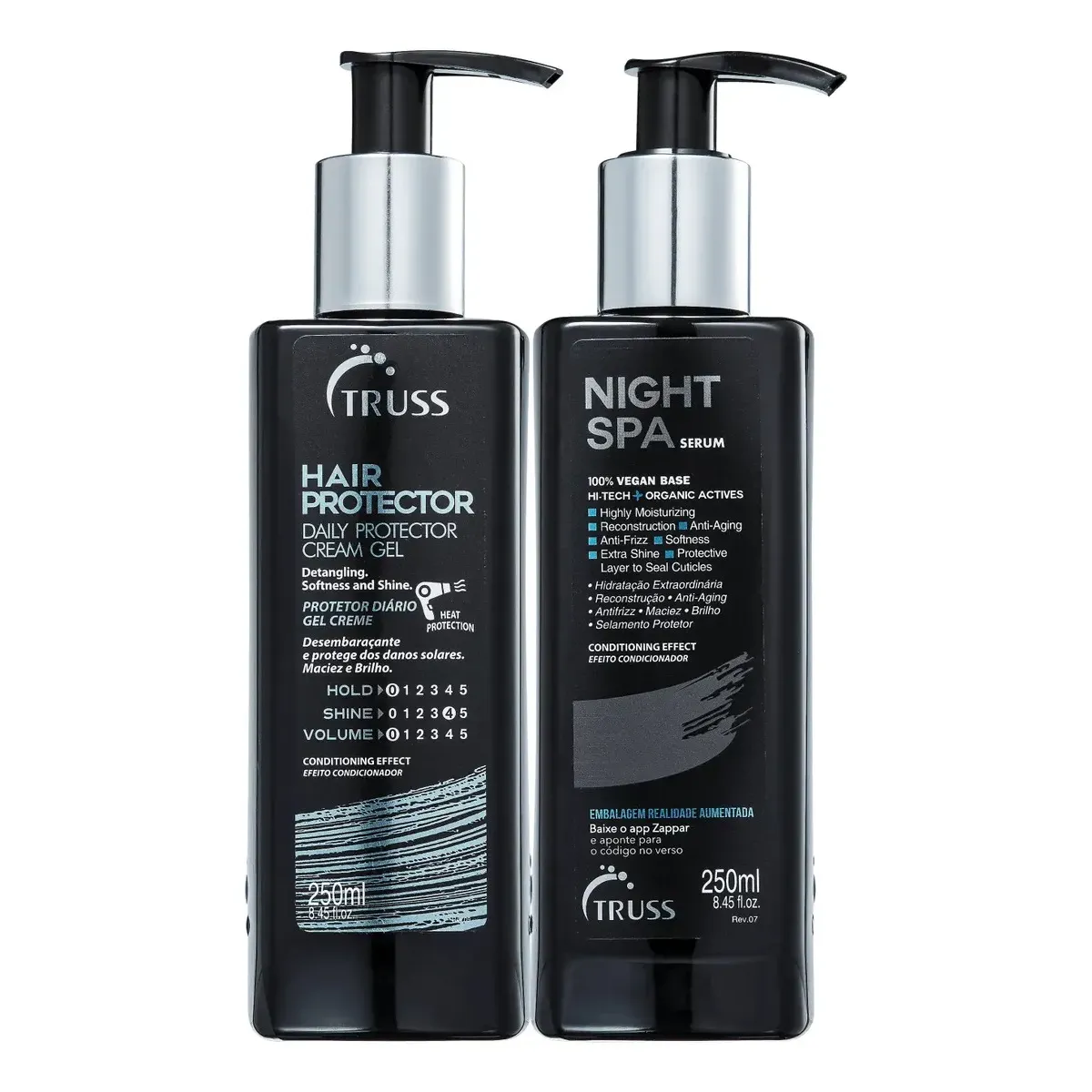 Kit Truss Night Spa + Hair Protector Duo Power (2 Produtos)