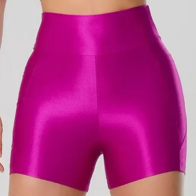 Bermuda Fitness Feminino Curto C/ Bolso Lateral Profundo
