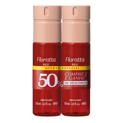 O Boticário Floratta Red Kit Body Spray 2 Itens