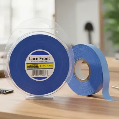 Fita Adesiva Azul 12 Metros X1.2cm Prótese Capilar Mega Hair