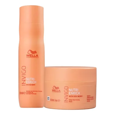 Kit Wella Invigo Nutri Enrich Shampoo 250ml + Máscara 150ml