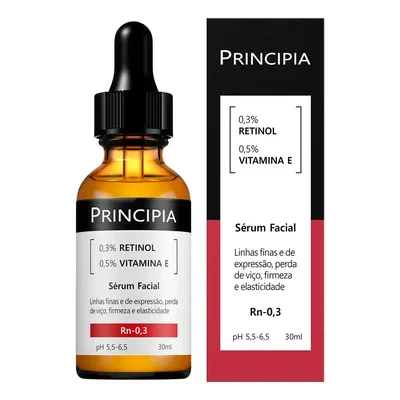 Principia Sérum Retinol 0,3% + Vitamina E - Rn-0,3 Original Todo Tipo De Pele Noite