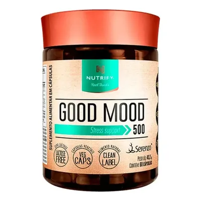 Good Mood ( Stress Support ) 60 Cápsulas - Nutrify Sem Sabor