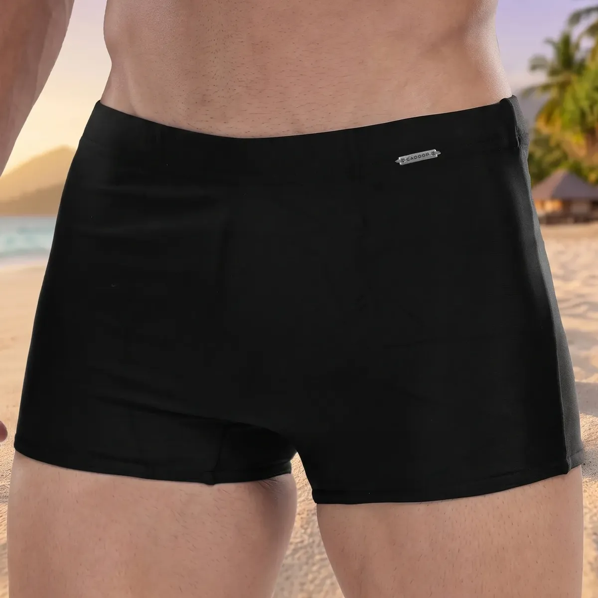 Sunga Masculina Boxer Premium Praia Piscina Secagem Rápida
