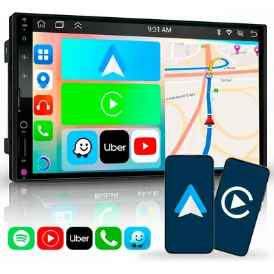 Multimídia 7 Polegadas Carplay Android auto sem fio Mp5 Rs-7007br 7 cor preto