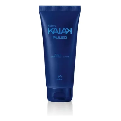 Shampoo Cabelo E Corpo Kaiak Pulso Masculino 200 Ml