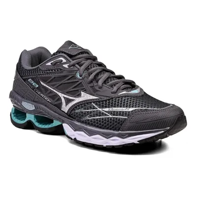 Tênis Mizuno Creation Corrida Caminhada Macio Treino Oferta Mizuno Grafite Verde 42 Br