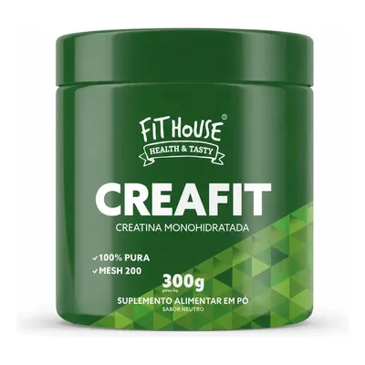 Creatina Monohidratada Creafit Fit House 300g Sem Sabor