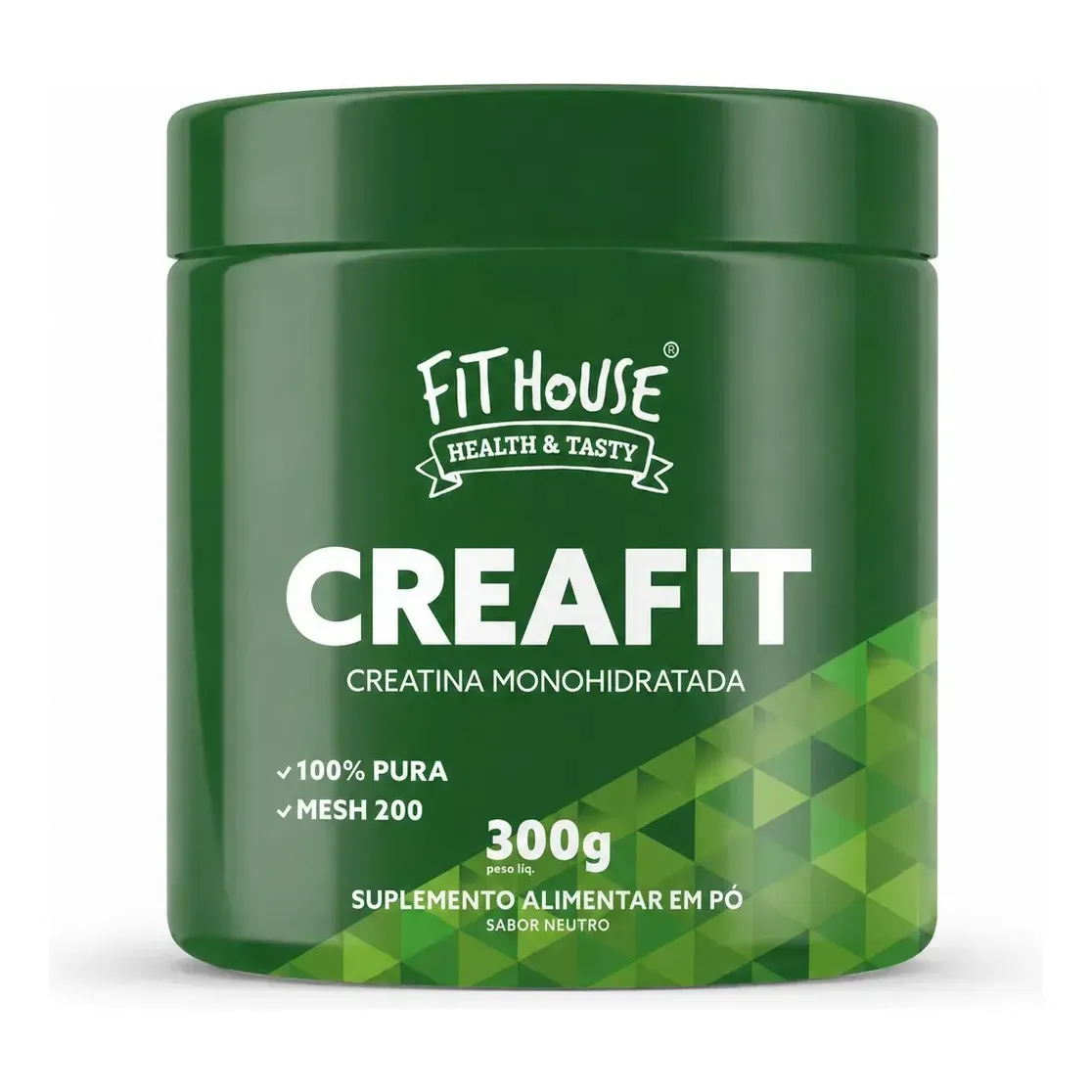 Creatina Monohidratada Creafit Fit House 300g Sem Sabor