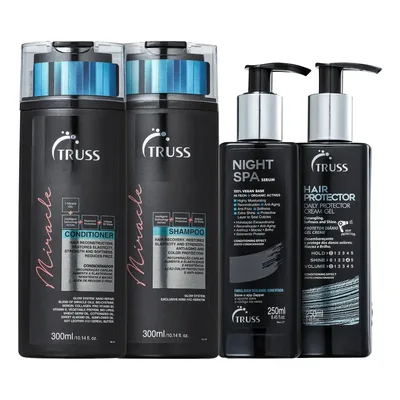 Kit Truss Miracle Night Spa Hair Protector (4 Produtos)