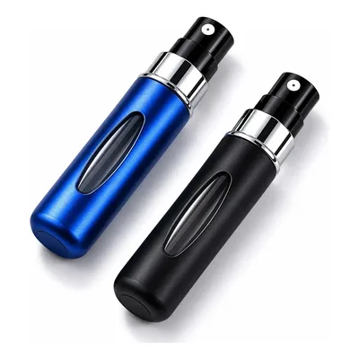 Porta Perfume Recarregável De Bolso Viagem 5ml Refil 2 Un Amostra Mochila