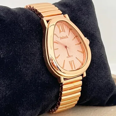 Relógio Feminino DOLUCK Analógico de Aço Inoxidável com Pulseira Rosê