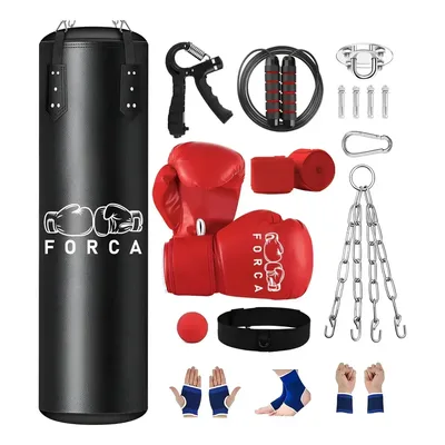 Saco de Pancada Profissional Dobevi 120 cm Kit com Luvas e Acessórios