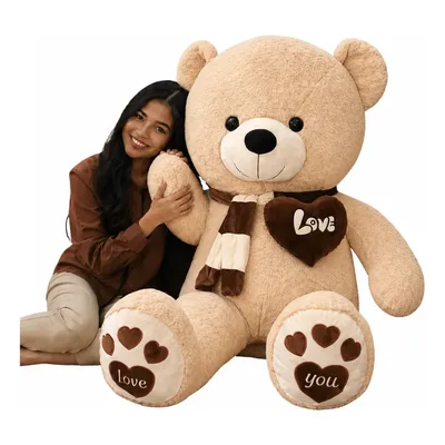 Urso Pelúcia Grande 140cm Teddy Bear Personalizado