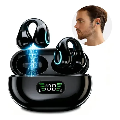Fone de Ouvido Sem Fio Belteenk Q71 Bluetooth Clip-on com Áudio Espacial 360°