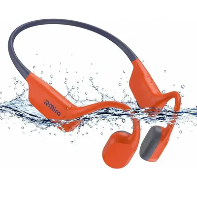 Fone de Ouvido Condução Óssea Rmira Esportivo, à Prova d'Água IPX8 e com Bluetooth