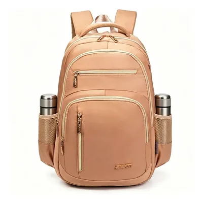 Mochila Resistente À Água Para Estudantes Femininas, Viagens Khaki