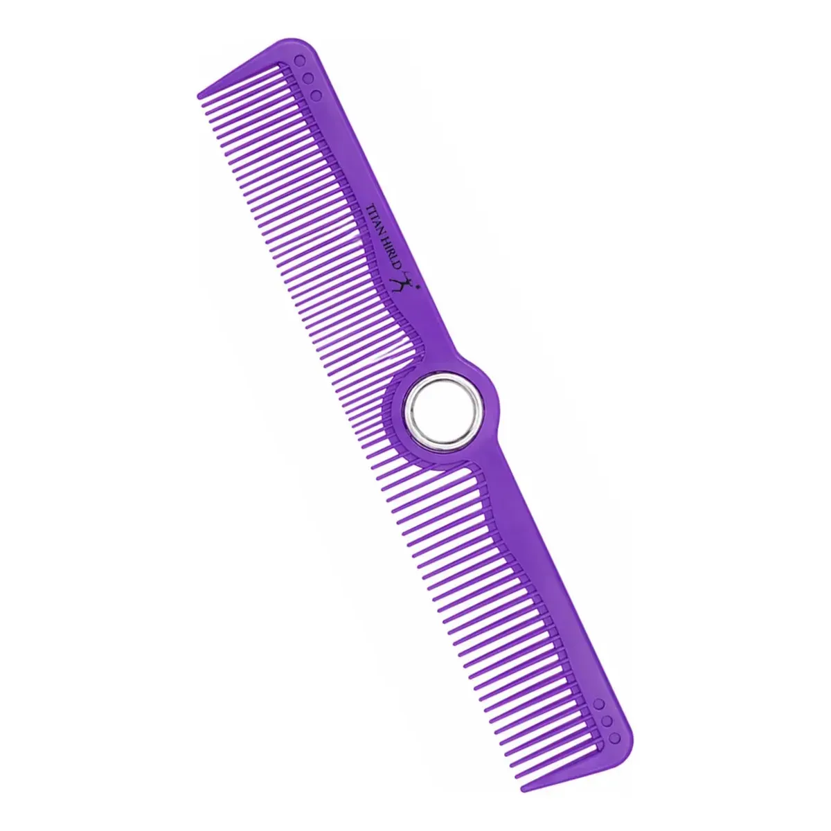 Pente De Corte Titan Flat Comb Tp-fc0 - Anel Giratório 360° Roxo