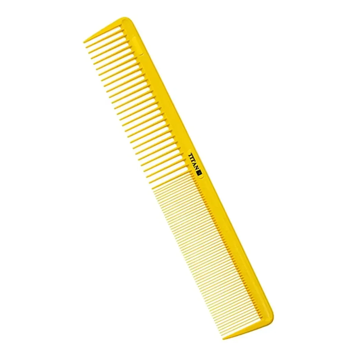 Pente De Corte Titan Cutting Comb Tp-y02 21,0cm Amarelo