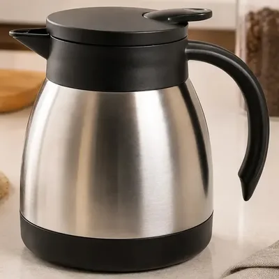 Bule Térmico Pítia de Aço Inox 500 mL para Café, Chá e Água Quente ou Fria