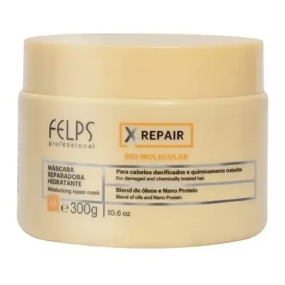 Felps Máscara Xrepair Tratamento Reparador 300g + Brinde