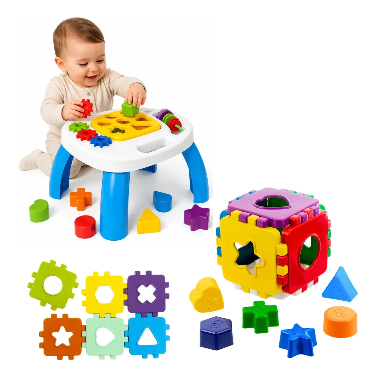 Kit Brinquedo Educativo Mesa Didatica Atividades Infantil