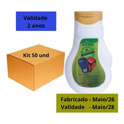 Kit 50 Unidades - Gel Nocauteador Dokmos - Original